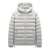 Luotuo mismo estilo invierno 90% plumón de pato chaqueta de plumón para mujer exterior anti-fugas de plumón impermeable cálido con capucha abrigo de plumón para hombre