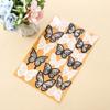 Nuevo Estéreo Transfronterizo Mariposa Blanco y Negro Paquete de 18 Hogar Artificial Fiesta Autoadhesivos de Pared Sala de Estar Dormitorio Pegatinas de Decoración