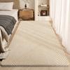 Estilo tranquilo engrossado outono e inverno imitação de cashmere cama frente longa cabeceira cobertor sala estar tapete mesa chá japonês cobertor quarto tapete