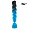 Trenza Jumbo Africana de Colores, Trenzas Sueltas Grandes, Rastas de Color Degradado, Procesamiento Personalizado