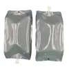 Bolsa con Boquilla para Tóner a Prueba de Luz Personalizada de Strength Factory, Bolsa de Papel de Aluminio tipo Acordeón de Ocho Lados, Bolsa de Embalaje con Boquilla Autoportante para Tinta