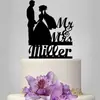 Inserção de Cartão para Bolo de Casamento Abstrato Personalizado Casal de Mãos Dadas Inserção de Cartão com Alfabeto Inglês Inserção de Cartão para Bolo Elegante
