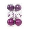 Suprimentos de Natal PET transparente bola de Natal bola de plástico bola de Natal caixa de presente decorações de árvore de Natal peças penduradas