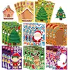 Pegatinas Navideñas Populares en Varios Estilos, Pegatinas de Tatuaje de Regalo de Navidad, Pegatinas en Rollo, Pegatinas Navideñas