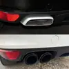Adecuado para 11 a 14 años Tubo de escape Porsche Cayenne modificado acero inoxidable cuatro salidas boca redonda garganta de escape silenciador