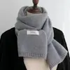 Bufanda de Cuadros Vintage de Doble Cara Nueva Invierno 2025 Estilo Coreano, Cálida y Moderna, Protector de Cuello Versátil
