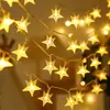 Luzes Coloridas Pequenas de LED, Luzes de Estrela de Cinco Pontas, Luzes Piscantes, Luzes Decorativas para Quarto, Luzes de Atmosfera para Barraca de Mercado Noturno de Acampamento ao Ar Livre