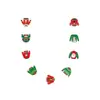 Banner Navideño Transfronterizo Feliz Navidad Set de Decoración Colgante en Espiral Decoración para Pasteles Decoraciones para Fiestas