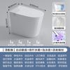 Inodoro inteligente para apartamentos pequeños, tamaño pequeño, 58 cm, calentamiento instantáneo, todo en uno, sin límite de presión de agua.