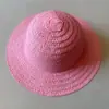 Sombreros de paja DIY listos para usar transfronterizos para niños al por mayor, bordado de logotipo personalizado en lotes pequeños, venta directa del fabricante, sombreros promocionales