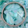 Concha Grande Natural de Nácar Disco Blanco Concha Brillo Lentejuelas para Uñas Decoraciones para Uñas DIY Hechas a Mano Materiales para Uñas