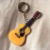 Instrumento Musical Guitarra Llavero Acrílico Colgante Regalo Adorno Musical Decoración Creativa Mochila Colgante Llavero Bolsa Escolar