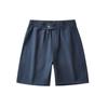 Novos Shorts Casuais de Perna Reta Levemente Luxuosos para Homem, Verão 2025, Corte Solto, Respiráveis, Simples, Comprimento Médio, Shorts de Cinco Pontos