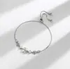 Pulsera de Flor con Piedra Ojo de Gato Incrustada de Diamantes Estilo Coreano, Súper de Ensueño, Gama Alta, Lujo Ligero, Joyería de Mano Moderna y Versátil al por Mayor