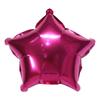 Globo de película de aluminio estrella de cinco puntas de 18 pulgadas decoración de cumpleaños diseño de salón de bodas sellado automático tablero Star Light globo de helio vacío flotante