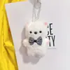 Novo blush urso coelho guincho boneca de pelúcia pingente bonito casal saco chaveiro boneca atacado
