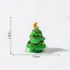 Criativo Natal micro paisagem acessórios, uma variedade de tamanho grande e pequeno enfeites de árvore de Natal, artesanato resina, decoração de casa bonito