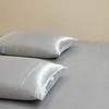Producto único transfronterizo Wal-Mart Amazon comercio exterior textil para el hogar ropa de cama almohada color sólido funda de almohada de seda de color