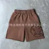 Moda Deportiva Hip-Hop Casual para Hombre y Mujer Europea y Americana 2024 Sudadera Y2k para Hombre Pantalones Deportivos Conjunto de Dos Piezas Sudadera Corta Pantalones