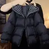 Nueva colección de invierno 2026: chaquetas acolchadas de algodón gruesas y elegantes para niños y niñas, diseño reversible, ropa exterior de moda