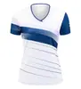 Nueva camiseta cruzada para deportes casuales al aire libre, tenis de mesa, bádminton, netball y voleibol, de secado rápido, transpirable, unisex, de manga corta, con logo personalizado