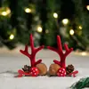 Diademas y Pasadores Decorativos Navideños Transfronterizos Temática de Muñeco de Nieve Navideño con Astas Diademas con Astas Disfraces Festivos Infantiles Diademas con Astas
