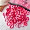 Anel de cabelo infantil transfronteiriço Cor sólida Sem costura Lã Borracha Tendão Corda de cabelo Toalha Anel Alto Elástico Payon Cauda Headwear 2893
