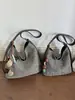 Bolsa Tejida de Retazos Elegante de Moda Verano 2026 Bolso de Hombro Casual de Paja Bolso Cruzado de Playa Ins