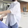 Camisa de Algodón Puro Diseño de Verano Estilo Coreano Transfronteriza Ropa para Mujer Nueva Llegada Estilo Salino Elegante Rejuvenecedora Versátil
