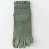 Calcetines de Cinco Dedos para Hombre, Calcetines Finos de Algodón para Verano, Anti-Olor, Transpirables, Absorbentes de Sudor, Calcetines sin Costuras en la Punta para Hombre, Calcetines Deportivos