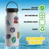 50 calcomanías de graffiti de astronautas de neón con temática espacial para decorar teléfonos, computadoras, cuadernos y botellas de agua, impermeables