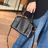 Fábrica de origen Bolso Boston árbol de cristal desaliñado piel de vaca suave retro europeo y americano de alta fijación bandolera bolso de mano para mujer