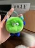 Bonito Rex Rabbit Fur Coal Ball Car Keychain Pingente Coreia do Sul Internet Celebrante Pelúcia Mochila Bolsa Pingente Presente