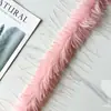 Tiras Procesadas Personalizadas de Plumas de Pavo Artificial, Adorno de Plumón Colorido, Accesorios de Ropa Engrosados y Ensanchados, Tiras de Flecos para Sombreros