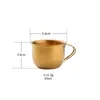 Taza de Té Pequeña Mini Taza Estrella de Compradores Acero Inoxidable 304 con Asa Taza de Té Taza para Niños Taza de Agua para Bebé