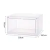 Caja de Almacenamiento de Acrílico Amazon Más Vendida Caja de Almacenamiento Transparente Caja de Almacenamiento Almacenamiento de Zapatos Caja de Exhibición Fabricante Mayorista