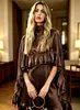 Otoño/Invierno 2026 Nuevo Transfronterizo Europeo y Americano Temperamento Elegante Vestido de Gasa Moda Camisola Interior Conjunto de Dos Piezas