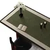 Mantel de Mesa de Cuero de Lujo Retro Estilo Francés, Resistente a Manchas y Fácil de Limpiar, Limpiable con Paño, No Lavable, Mantel de Mesa Comedor Cortable