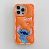 Capa de Celular de Silicone Estéreo com Ponto de Coração Fofo Adequada para Apple 1716Promax Anti-Queda