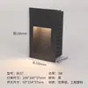 Luminária de Piso Embutida LED Transfronteiriça, Lâmpada de Canto, Impermeável para Exterior, Sensor de Movimento, Luz de Degrau para Caminhos e Escadas