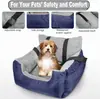 Popular Cama para Mascotas de Coche de Amazon, Alfombrilla para Coche, Cojín para Asiento de Viaje de Perro, Doble Uso para Invierno y Verano, Cama para Perro en el Asiento Trasero
