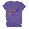No puedes asustarme Amazon eBay sitio independiente camiseta casual y elegante para mujer de cuello redondo y manga corta
