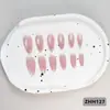 24 PIEZAS Colección de Arte para Uñas Bestseller Transfronterizo Navidad Halloween Flor Uñas Portátiles Ojo de Gato Halloween Piezas de Uñas Portátiles