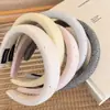Diadema de Esponja con Lentejuelas Tejidas Serie de Colores Primavera Verano para Vacaciones, Accesorio para el Cabello Diadema Alta Fresca y Dulce para Mujer