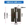 Dobradiças Soldadas Espessadas para Portas de Ferro, Desmontagem Pesada, Galvanizadas, Acessórios de Arte em Ferro para Portões Rurais