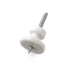Clavos Mini Sin Marca de Cabeza Redonda, Clavos para Cemento, Clavos Invisibles, Ranuras para Tarjetas de Reloj de Pared, Clavos Blancos Pequeños Redondos para Pared, Clavos de Pared de Aguja Única