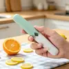 Pelador para Uso Doméstico, Cuchillo para Fruta de Doble Propósito, Herramienta de Cocina Multifuncional, Pelador de Acero Inoxidable para Dormitorio