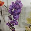 Flor artificial morada para boda, flor falsa morada, decoración de hotel, salón de bodas, flores de seda, arreglo de boda, flores de seda, flores, hojas, venta al por mayor