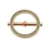 Hebilla de Nudo para Ropa Fija Artefacto Cintura Broche de Perla Metal Perla Hebilla para Prenda Hebilla para Toalla de Seda Aleación Hebilla Decorativa