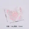 Mariposas de Colores Neón Volando Alrededor, Accesorios Creativos Hechos a Mano para Joyería DIY, Pequeños Accesorios de Resina de Pegamento Crema, Materiales para Hebillas de Zapatos al por Mayor